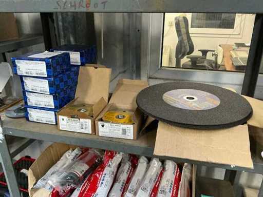 Série de meules métalliques