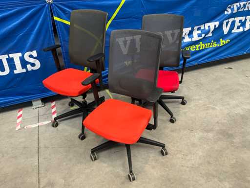 Pami Viasit Ergonomische bureaustoel (3x)