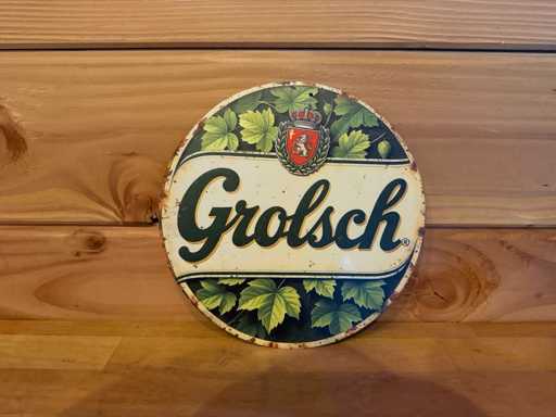 Metall-Werbeschild rund 20 cm
