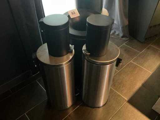 Afvalemmers & prullenbakken (7x)