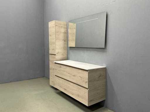 Detremmerie – Greige Oak – Badezimmermöbelset 120 cm