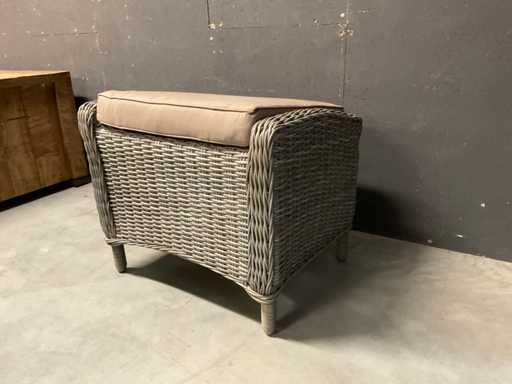 Ichq-Gartenstuhl/-pouf (2x)