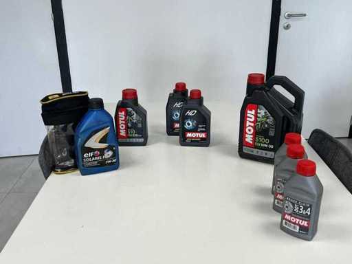 Motul / Elf - Pack de lubrifiants – MOTUL & ELF (non ouvert)