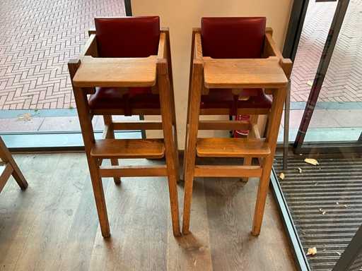 Hutten - Bartafel kinderstoel (2x)