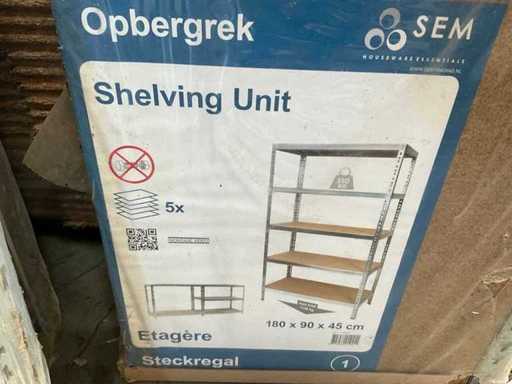 Zwaar metalen opbergrek/werkbank
