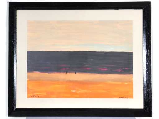 Rik Slabbinck - Marine - litho - ingelijst