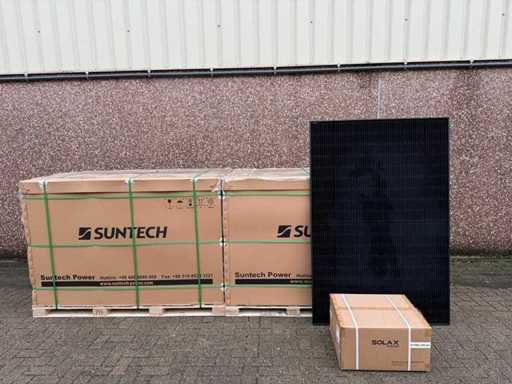 Suntech - set of 72 solar panels (405 wp) - Solax 25 kW inverter