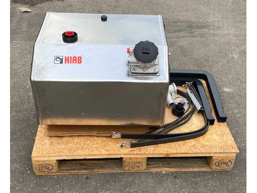 Serbatoio olio HIAB-LOGLIFT 200 litri in acciaio inox lucidato - completo