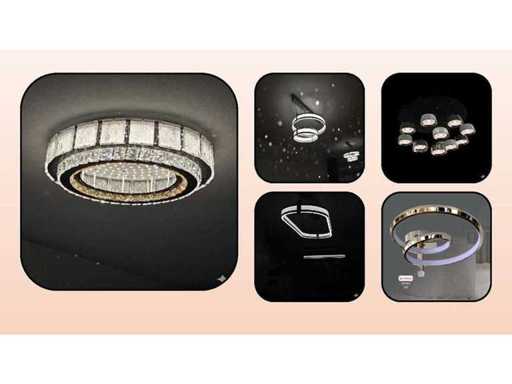 Gurbuz - modern - LED and Crystal Chandeliers - Ceiling lamp (40x)