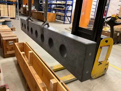 Brütsch-Ruegger MI33609 Präzisions Granit-Lineal in Holzkiste