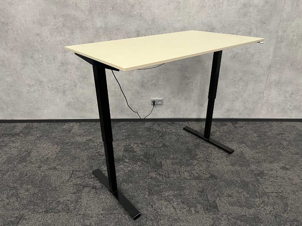 Electric Sit/Stand Desk 140x80 Black/Taupe