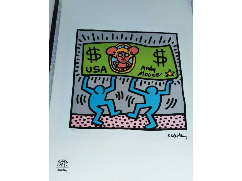 Keith Haring Andy Mouse