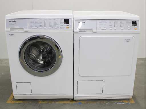 Miele W 5445 SoftCare System Wasmachine & Miele T 8463 C SoftCare System Wasdroger
