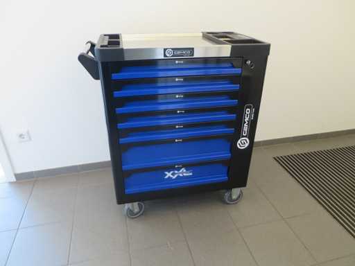 SW-TOOLS SW 272 Gereedschapswagen gevuld