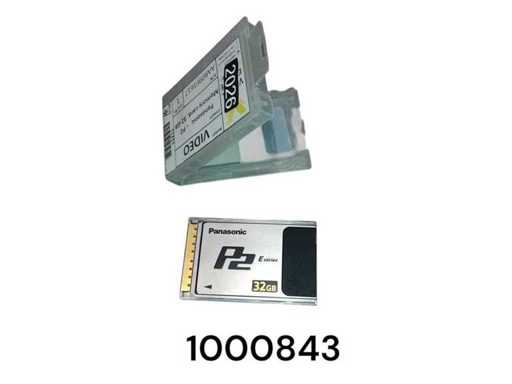 Panasonic - P2 32 GB geheugenkaart Diverse videoapparatuur (4x)