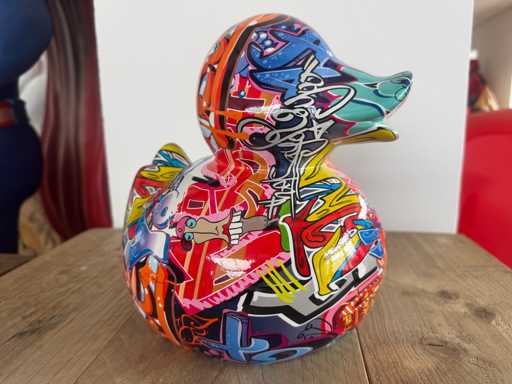 Duck Graffiti H24,5cm