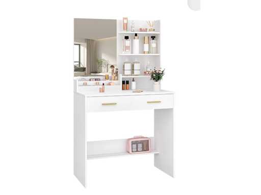 Magnifique grande coiffeuse avec miroir.