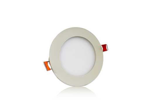 LED-paneel – Rond Inbouw – 8W – 3000K – Warm Wit (x40)