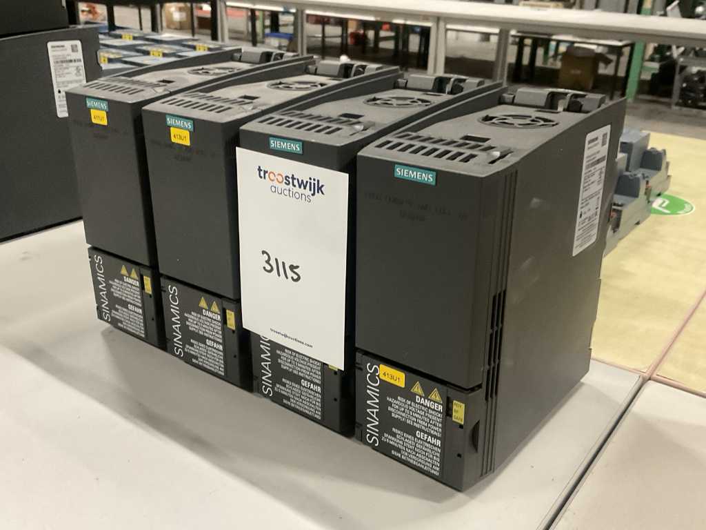 Siemens 6SL3210-1KE11-8AP2 Frequentieregelaar (4x)