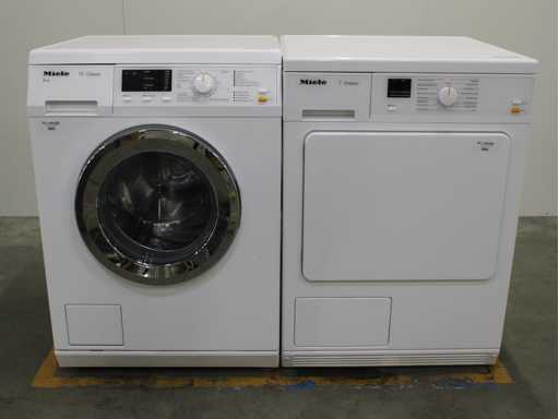Miele W Classic Eco Wasmachine & Miele T Classic Wasdroger