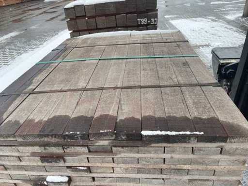 Guyana Ipé – deska cienko cięta – 1250x80x27mm (228x)