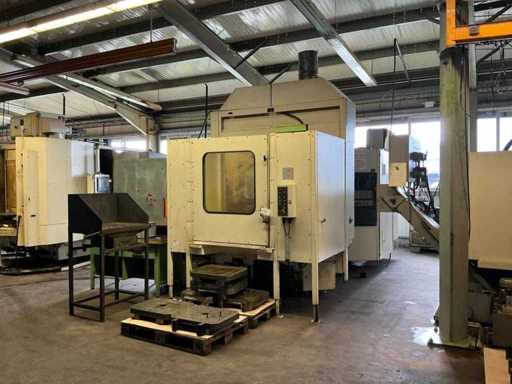 HELLER MCP-H250 HS CNC poziome 4-osiowe centrum obróbki – defekt