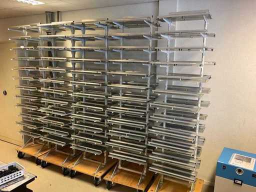 Wózki na rolki z formami (5x)