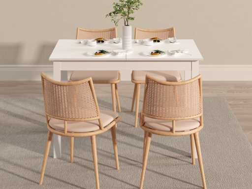 Extendable dining table