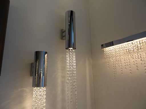 Ilfari - Sexy crystals W1+1 30 cm - Wandlamp