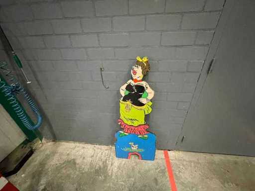 Dekorative Panel-Tanzerin