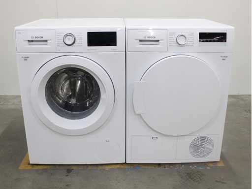 Seria Bosch|6 mașina de spălat i-Dos EcoSilence Drive & seria Bosch|4 uscător de mașini