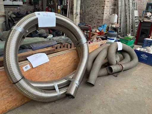 Tuyau de poêle en acier inoxydable 8 m