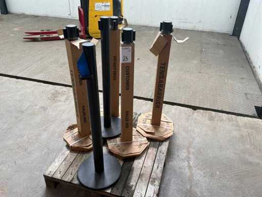 Tensabarrier Tensator Bollard (6x)