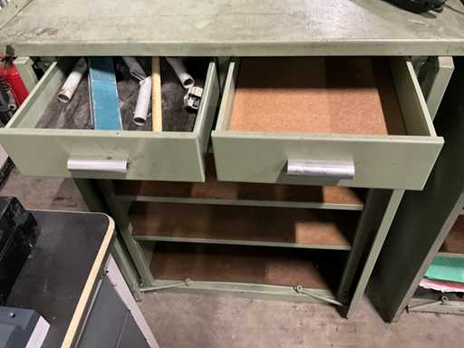 Widenhorn Werkstattschrank mit Arbeitsplatte (2x)