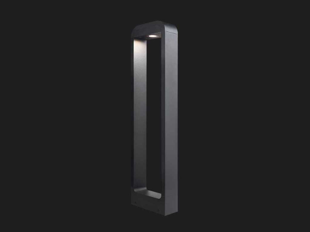 8 x 7W LED zand zwart Tuinlamp 60cm warm wit