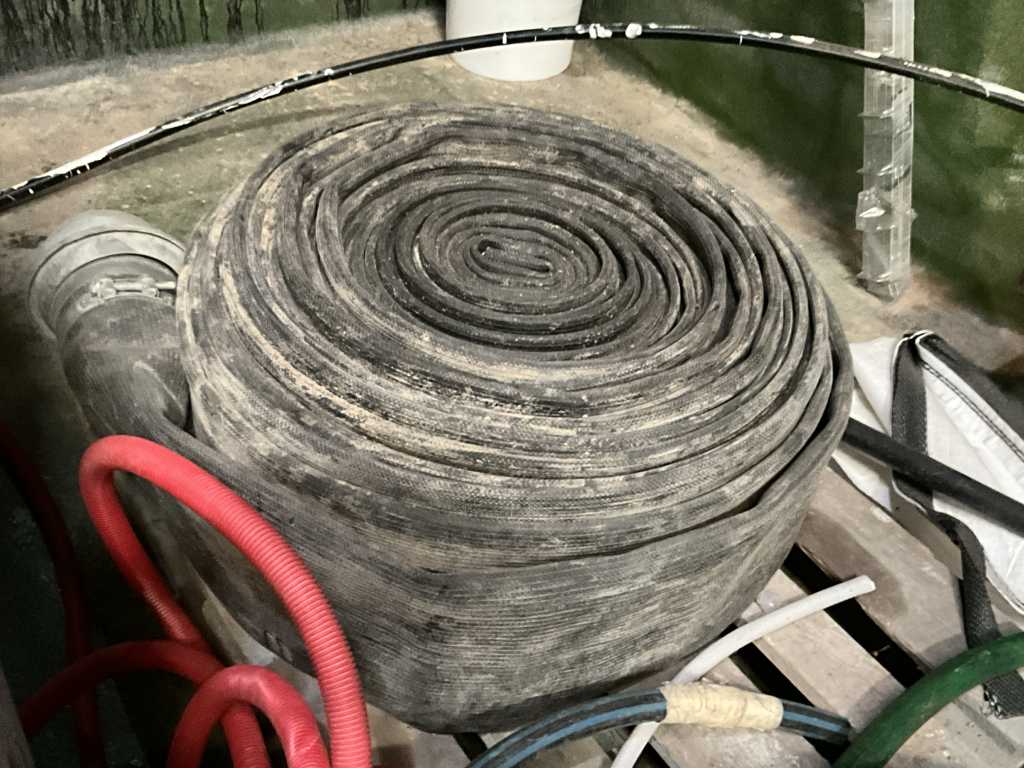 2 various large water hoses