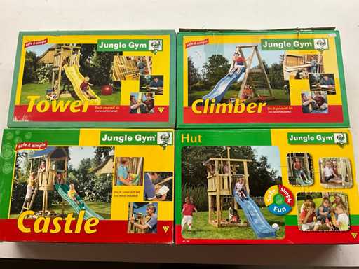 Jungle Gym diverse Montagesets für Kinderspielgeräte (4x)