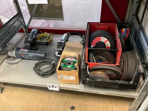 angle grinder (3x)