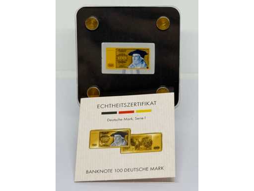 1/500 oz 999 Gouden Bankbiljetten 100 Deutsche Mark