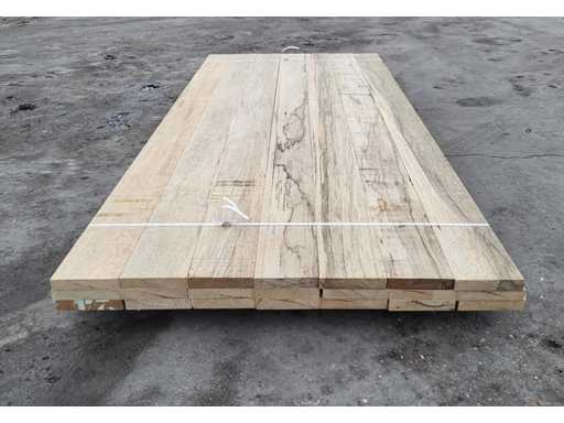 21 planken Afrikaans Eiken 30 x 155 mm, lengte 245 cm 