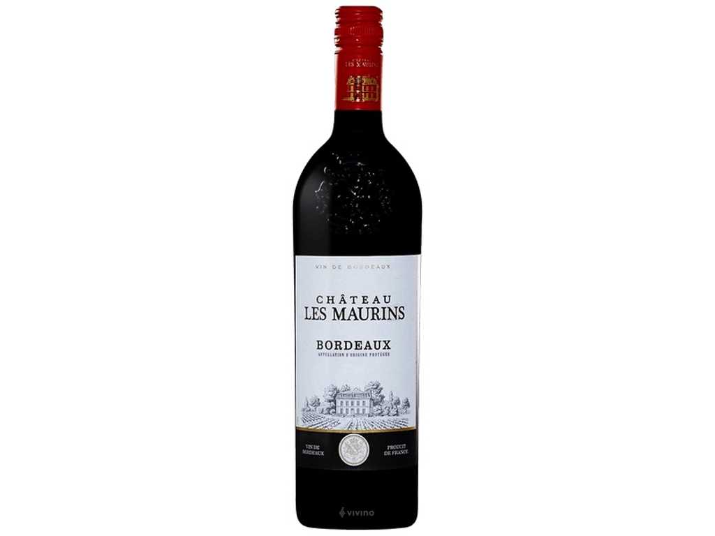 Château les Maurins AOP Bordeaux supérieur - Rode wijn (60x)