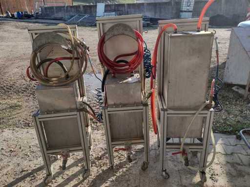 3 X Exhaust device for cooling circuits- - - Other articles from the plastics processing industry