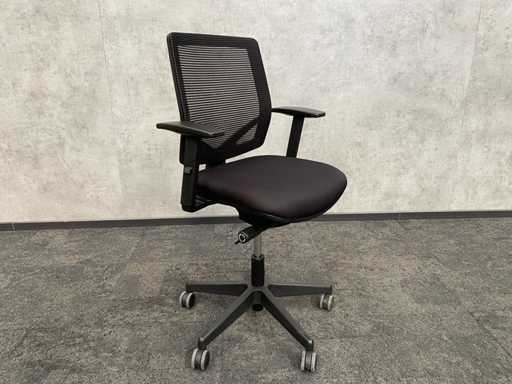 ergonomische bureaustoel zwart