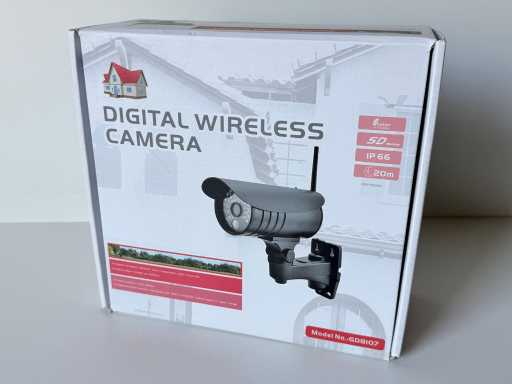 Digitale drahtlose Kamera. Farbe 20m IP666