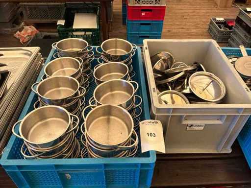 Kookpotje met deksel (40x)