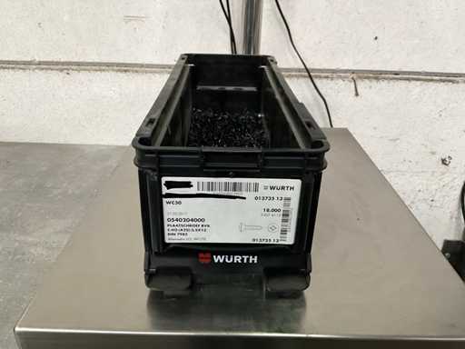 Würth 5,08 kg Vis de placement BVK 3,5 x 13 pouces pour un contenant empilable