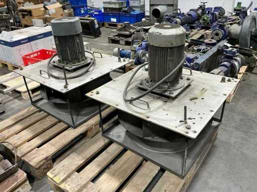 Silniki wentylatorów (2x)