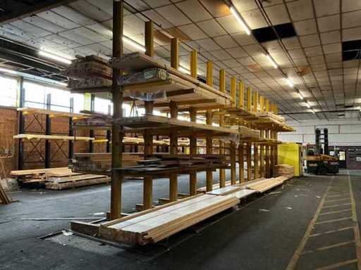 Dwustronny stojak wspornikowy 2x10