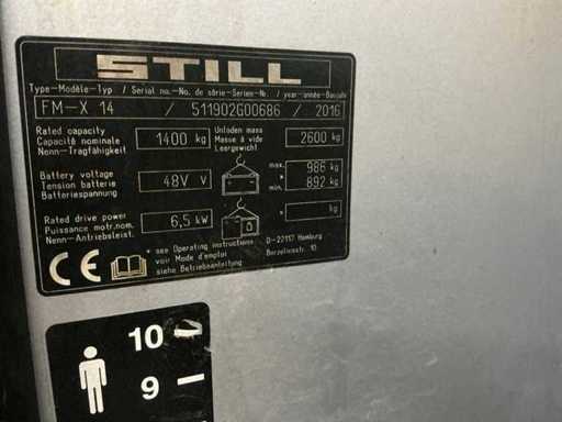 2016 Still FM-X14 Reach truck