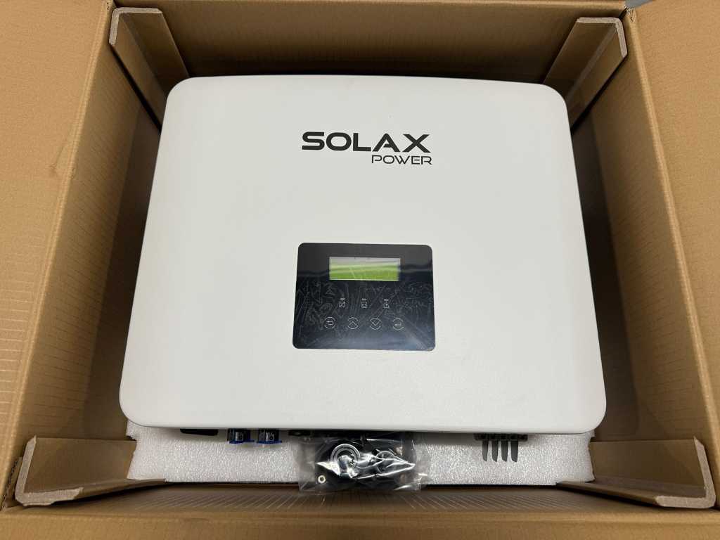 SolaX - Onduleur hybride X3 Hybrid G4 5kW pour panneaux solaires (triphasé)